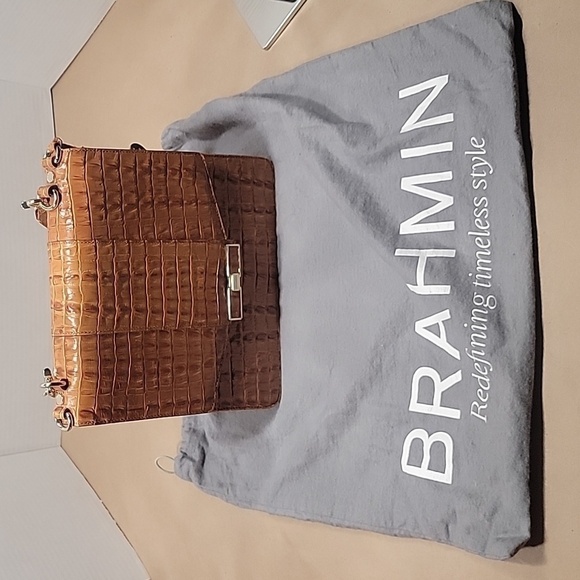 Brahmin Ophelia Dark Rum Shoulder Bag - Picture 12 of 16